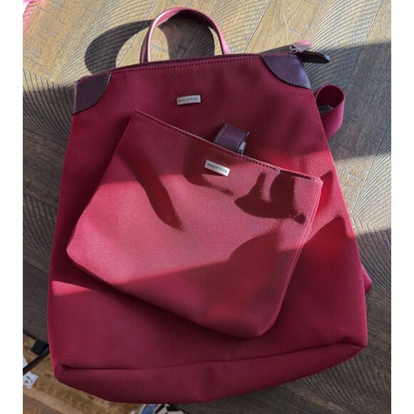 Paquetage Paris VINTAGE purse red backpack NWOT